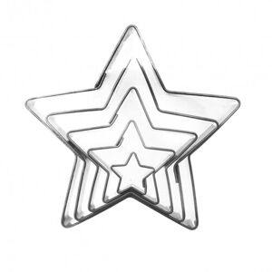 Orion csillag alakú kiszúró forma, 5db