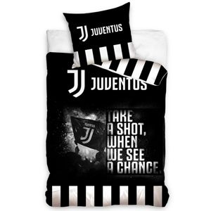 Pamut ágyneműhuzat Juventus Take a Shot, 140 x 200 cm, 70 x 90 cm