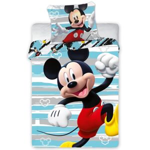 Pamut gyermekágynemű kiságyba Vidám Mickey Mouse, 100 x 135 cm, 40 x 60 cm