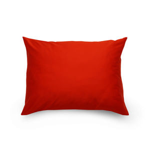 Kvalitex Piros / fekete szatén párnahuzat, 70 x 90 cm