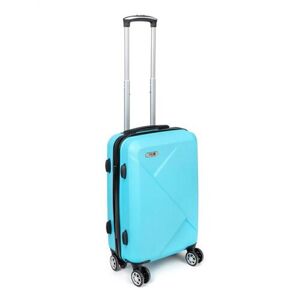 Pretty UP ABS25 kagyló utazóbőrönd, 50 x 35 x 23 cm, világoskék