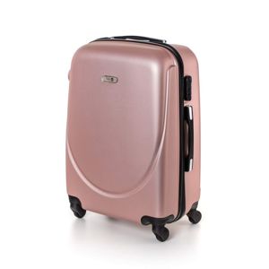 Pretty UP kerekes bőrönd ABS16 rózsaszín, 43 x 59 x 26 cm