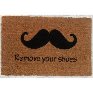 Remove Your Shoes kókusz lábtörlő, 40 x 60 cm
