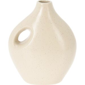 Rhonda porcelán váza krémszínű , 16 x 20 x 8,5 cm