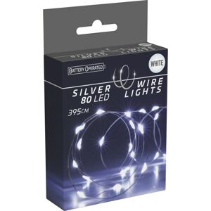 Silver lights fényhuzal 80 LED, hideg fehér, 395 cm