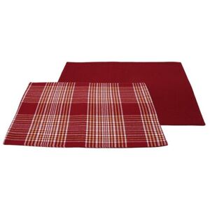 Trade Concept Piros kockás teríték piros, 33 x 45 cm