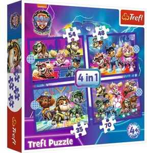 Trefl Mancs őrjárat hősei puzzle, 4az1-ben(35, 48, 54, 70 darab)