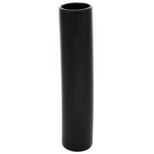 Tube kerámia váza, 5 x 24 x 5 cm, fekete