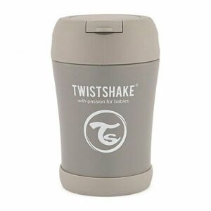 Twistshake ételtartó termosz 350 ml, szürke