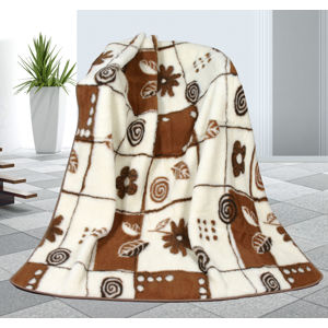 Variáció gyapjú takaró, 155 x 200 cm