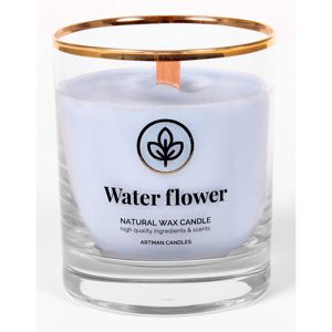 Water flower illatgyertya üvegpohárban, 500 g, 9,5 cm