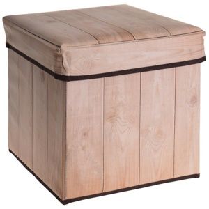 Wooden Birch tároló ülődoboz, 30 x 30 x 30 cm