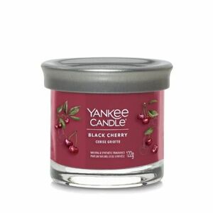 Yankee Candle Signature Tumbler Black Cherry  illatos gyertya kis üvegben, 122 g