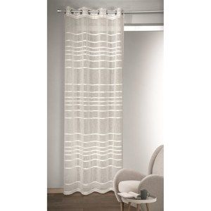Albani Gino függöny karikákkal, fehér, 135 x 245 cm