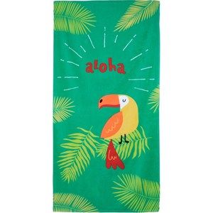 Aloha Parrot strandtörölköző, 70 x 140 cm