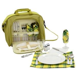 Cattara 4 személyes Piknik táska , zöld