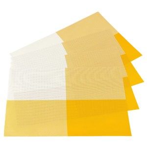 Jahu DeLuxe alátétek sárga, 30 x 45 cm, 4 db-os szett