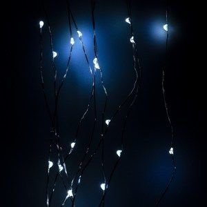 Karácsonyi kültéri fények Soltar fehér, 200 LED