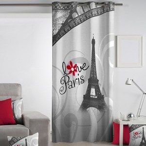 Matějovský márkájú Love Paris sötétítő függöny, 140 x 260 cm