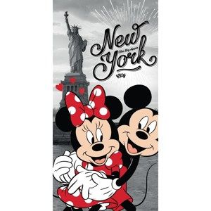 Mickey and Minnie in New York törölköző, 70 x 140 cm