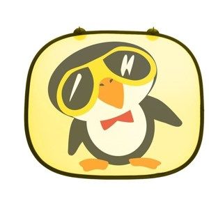 Pingvin napvédő, sárga, 2 db